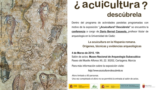 Conferencia exposición ¿acuicultura? descúbrela en ARQUA Cartagena 